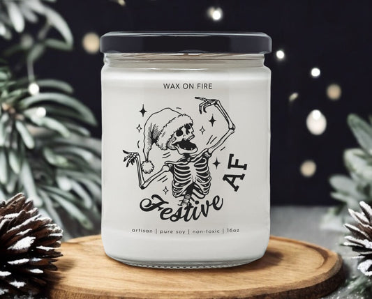 Festive AF | Non-Toxic Soy Candle