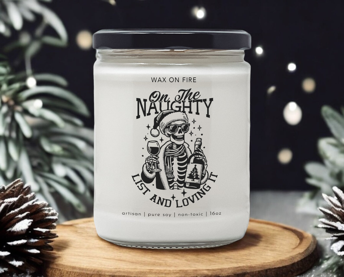 On The Naughty List | Non-Toxic Soy Candle