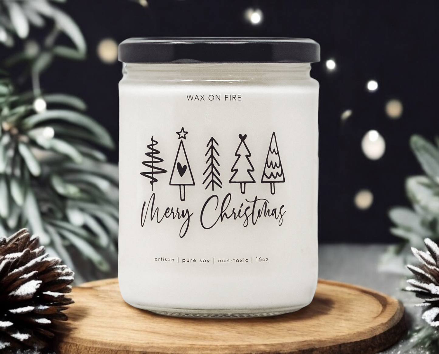 Merry Christmas | Non-Toxic Soy Candle