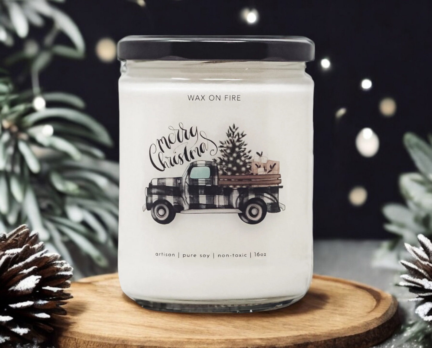 Merry Christmas | Non-Toxic Soy Candle